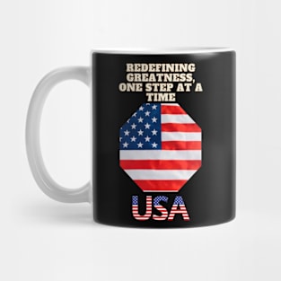 Redefining Greatness, One Step at a Time Mug